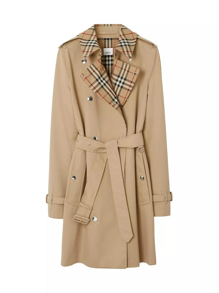 Burberry Montrose Belted Cotton Trench Coat 1