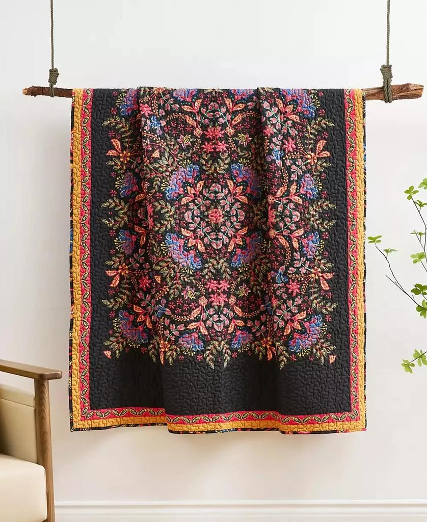 Greenland Home Fashions Jessa Vintage Boho Cotton Blend Throw, 50" x 60" 2