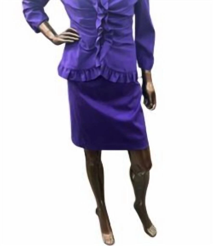 js boutique purple dress JS Boutique Sheath Dress With Jacket In Purple - Purple