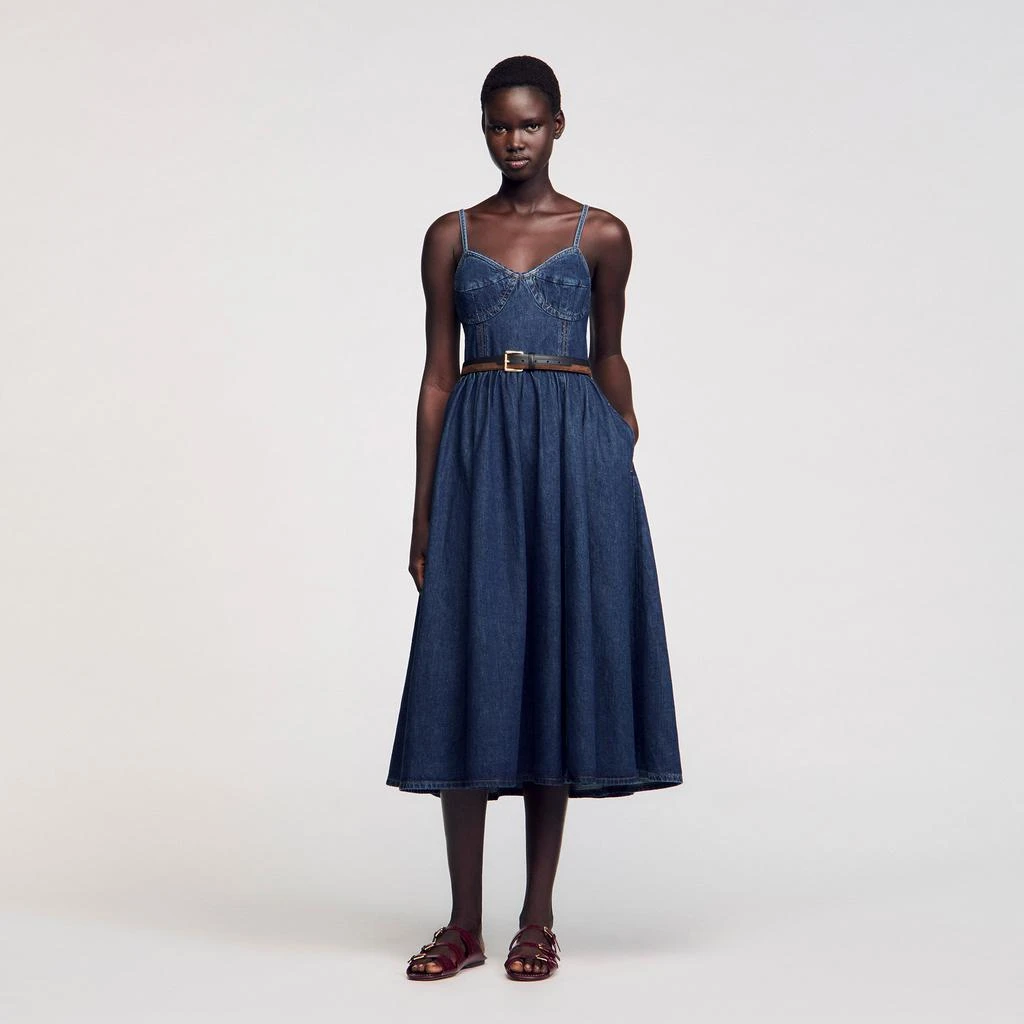 Sandro Midi denim dress 1