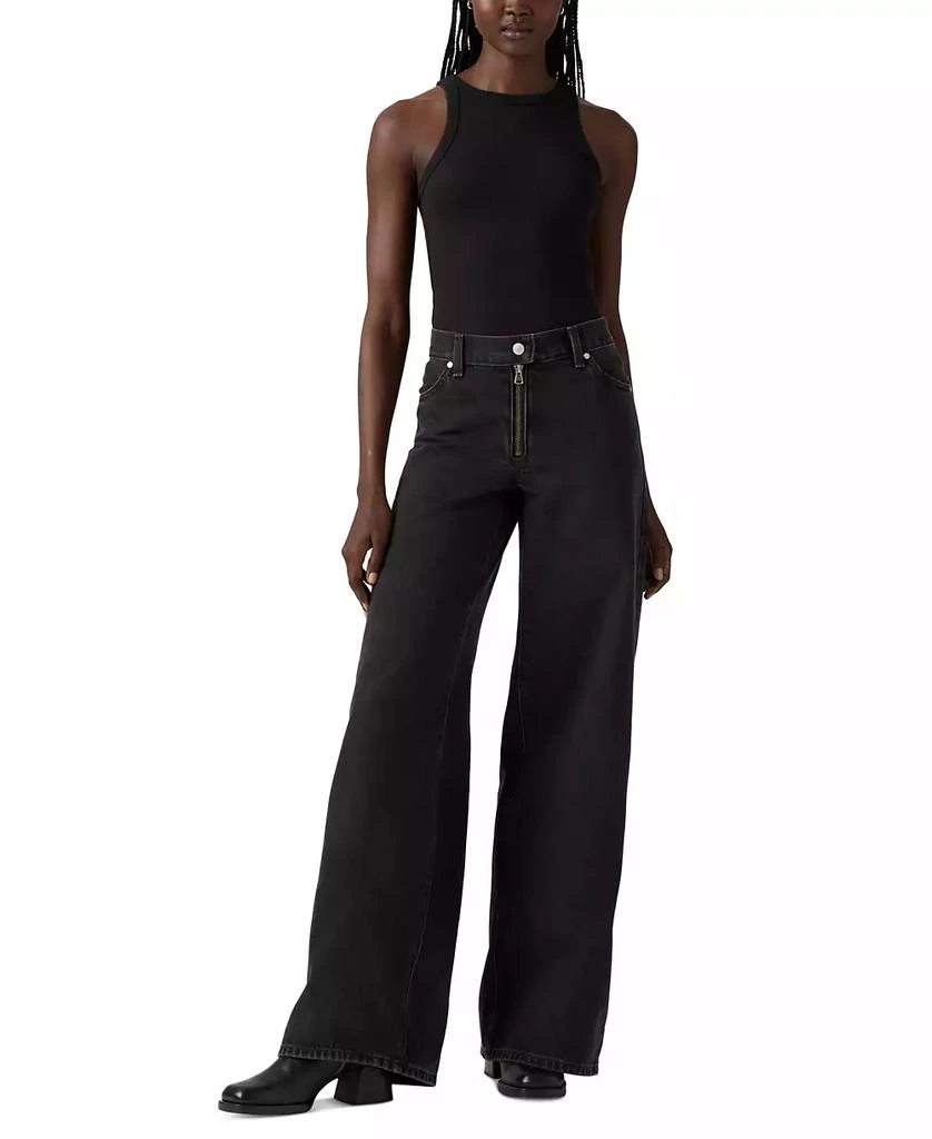 Levi
s Women
s Cotton 
94 Mid-Rise Wide-Leg Moto Jeans