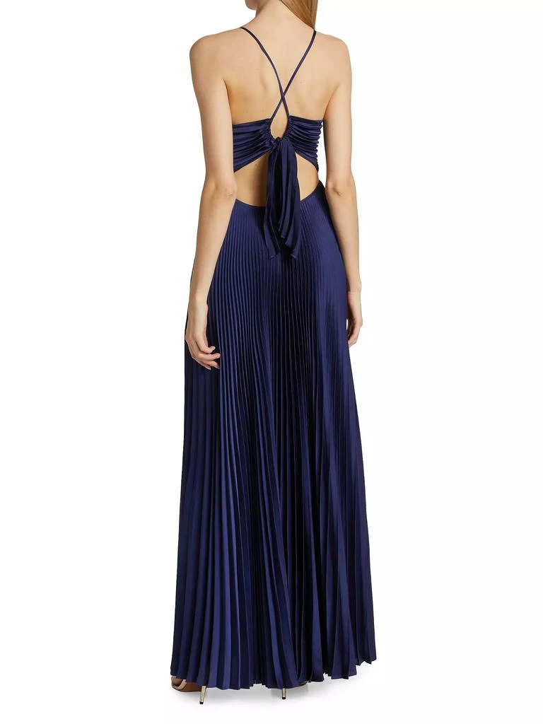 A.L.C. Aries Floor-Length Pleated Gown 5