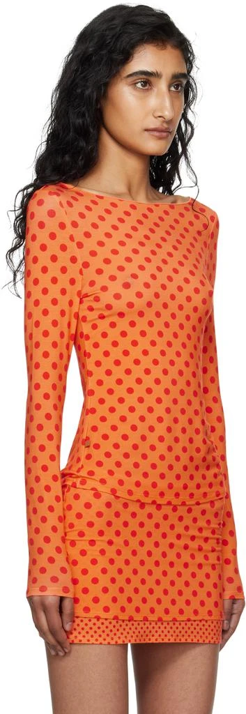 Miaou Orange & Red Amelia T-shirt 2