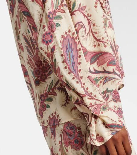 ETRO Printed ruffled blouse 5