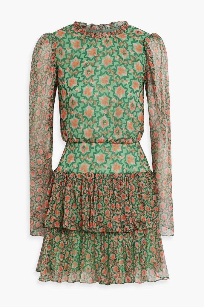 green polka dot halter neck dress Green Frill Hem Smock Dress – AX Paris