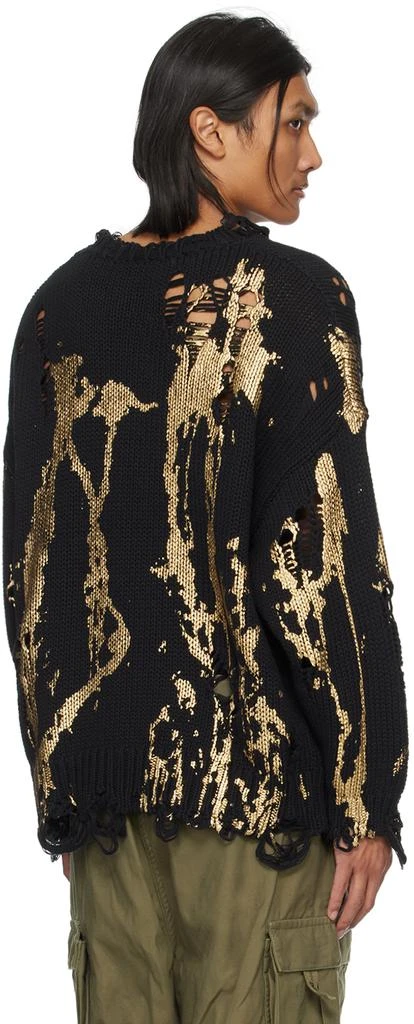 R13 Black Printed Sweater 3