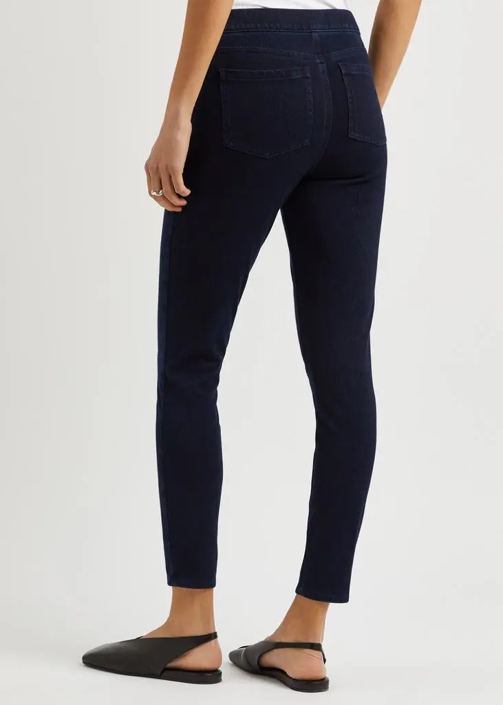SPANX Jean-ish stretch-denim leggings 8