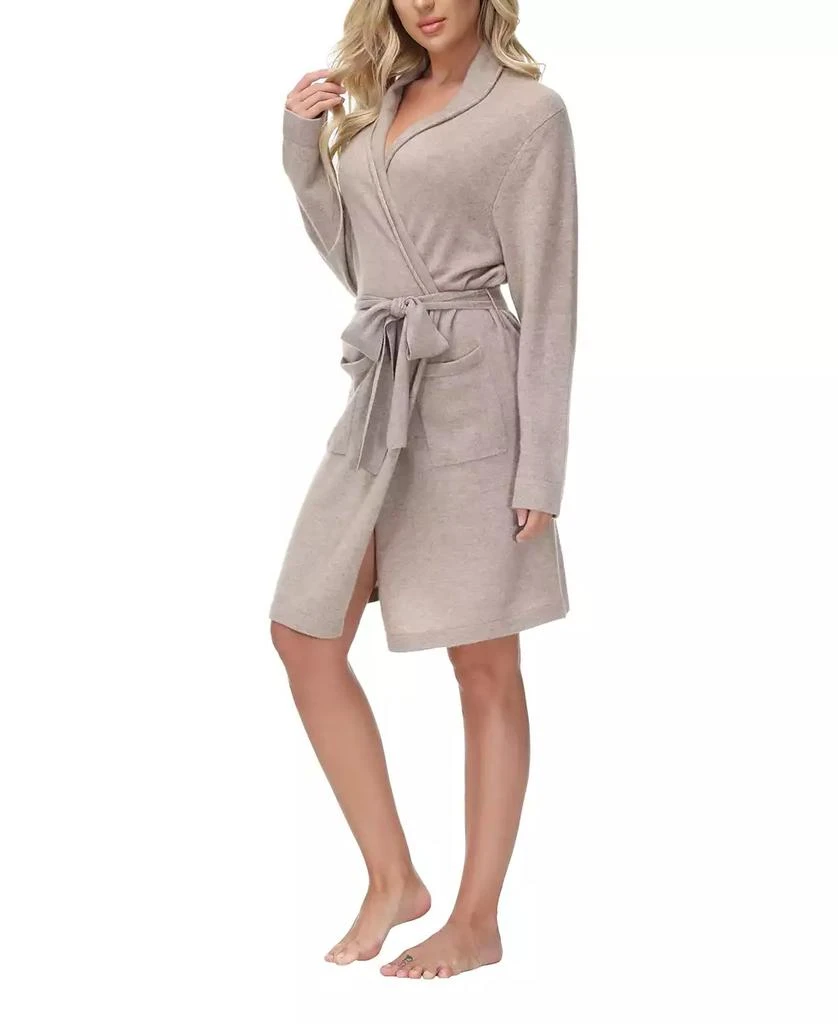 INK+IVY Women's Cashmere Robe 4