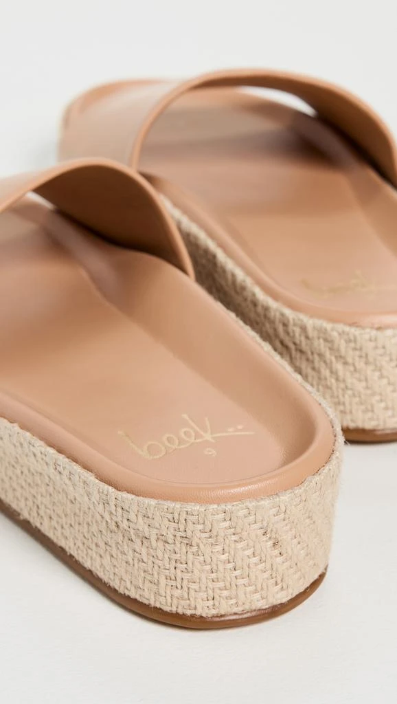beek Pelican Jute Slides 3