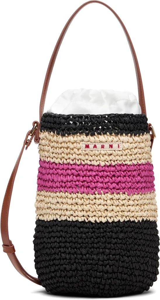 Marni Kids Black 
Beige Tea Bag