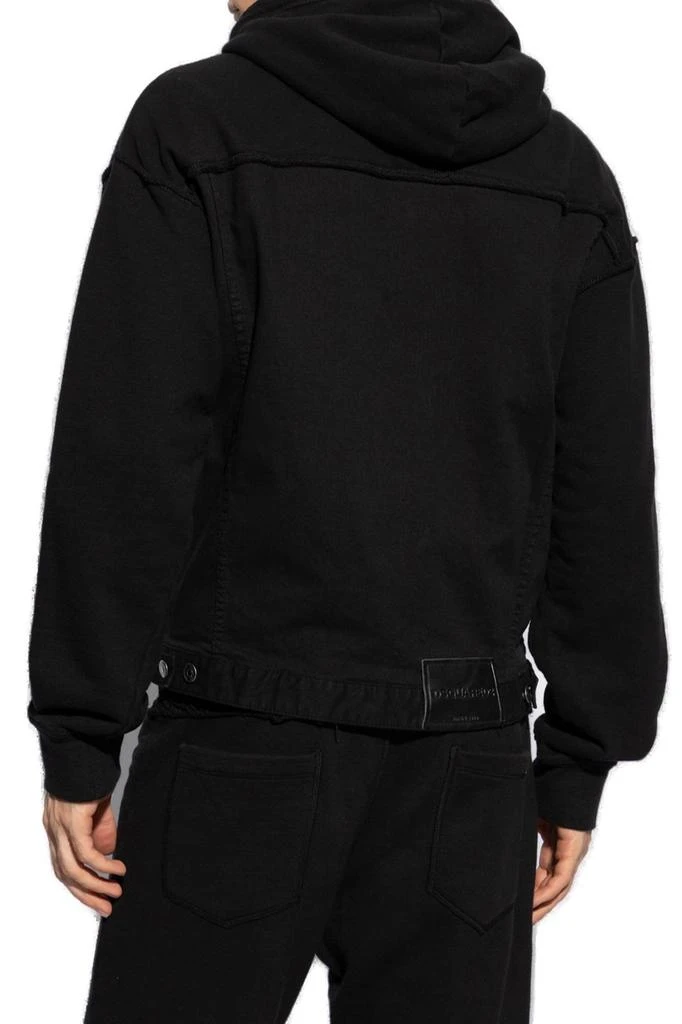 DSQUARED2 Dsquared2 Buttoned Drawstring Denim Jacket 3