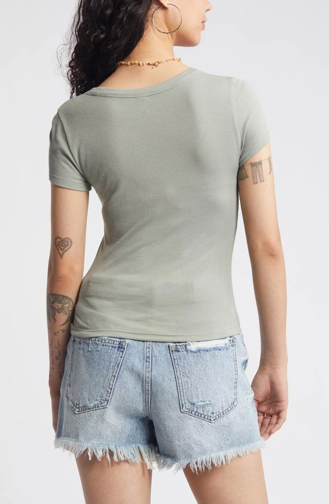 BP. Rib Scoop Neck T-Shirt 3