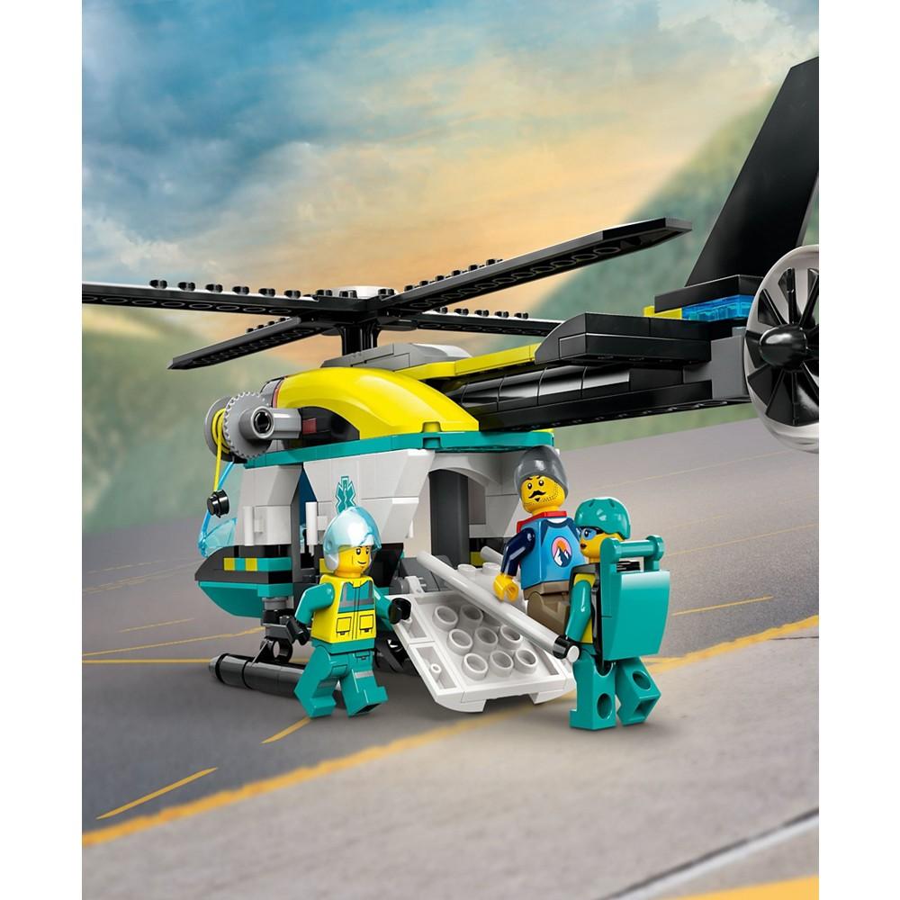 LEGO® City Emergency Rescue Helicopter Building Kit 60405, 226 Pieces