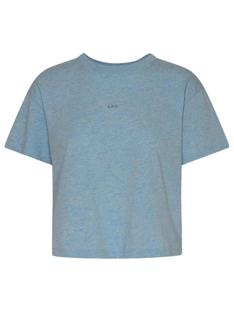 A.P.C. A.P.C. Logo Printed Crewneck T-Shirt 1