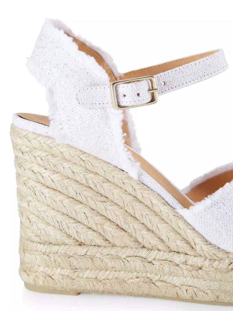 Castañer Bromelia Canvas Wedge Sandals 6