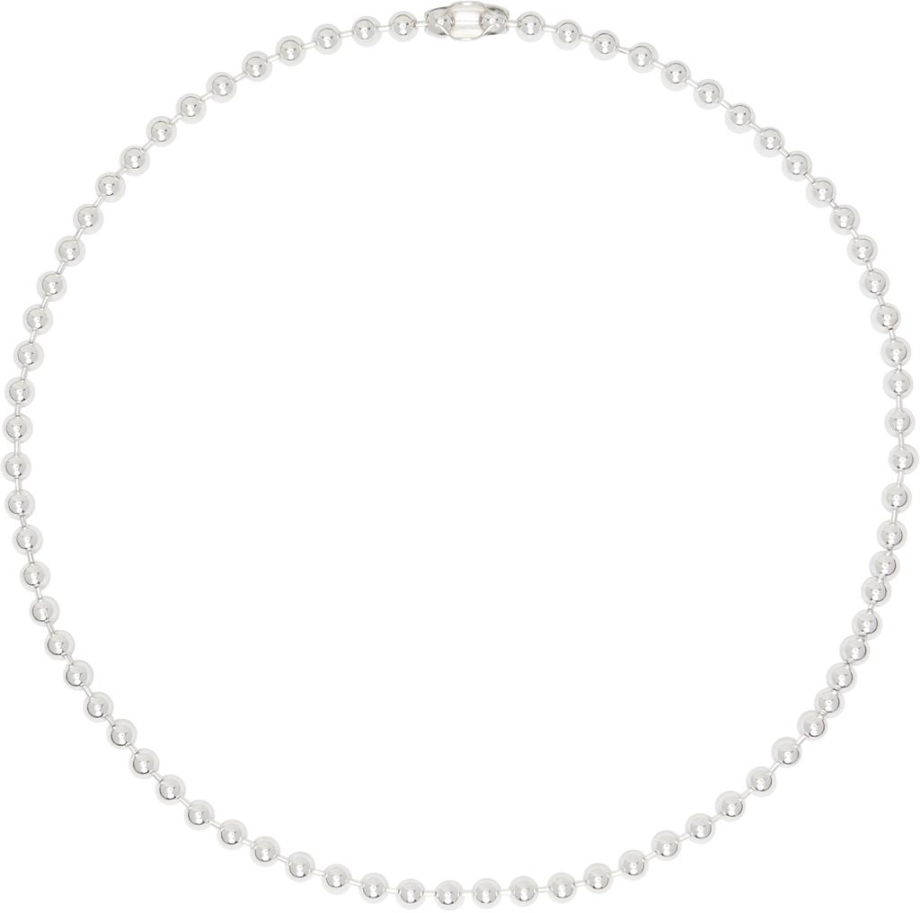 Martine Ali Silver Oli Ball Chain Necklace