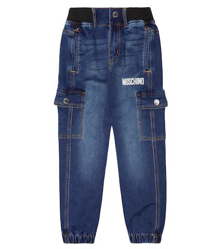 Moschino Kids Cargo-pocket jeans
