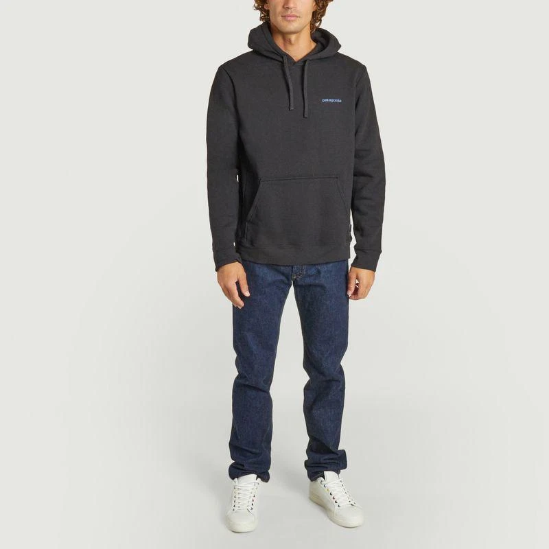 Patagonia Boardshort Logo Uprisal hoodie Ink Black PATAGONIA 4