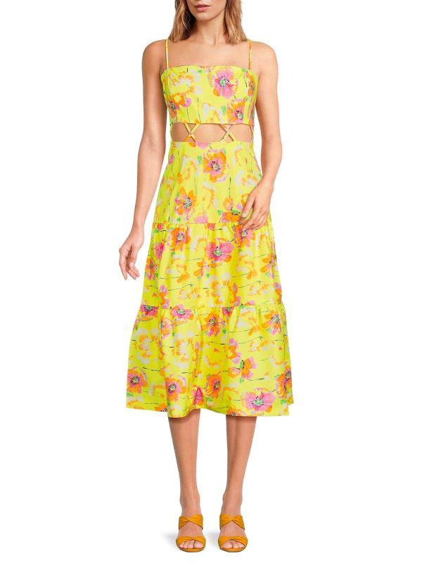 AMUR Aire Cutout A Line Dress 1