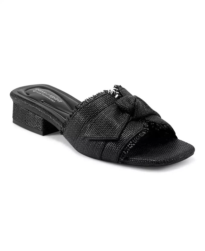 Easy Spirit Women's Girly eFlex Knotted Bow Dress Sandals 1