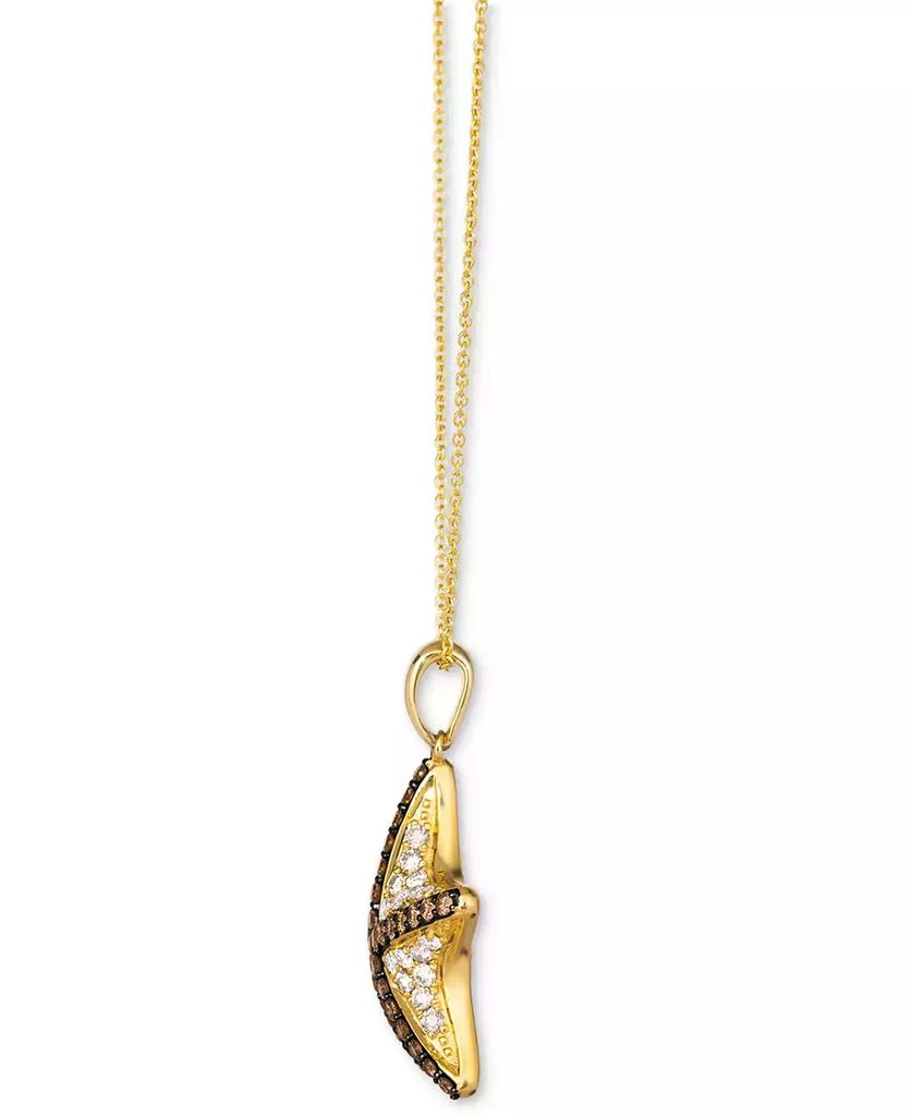Le Vian Chocolate Diamond 
Nude Diamond Starfish 20" Adjustable Pendant Necklace (1-1/3 ct. t.w.) in 14k Gold 2