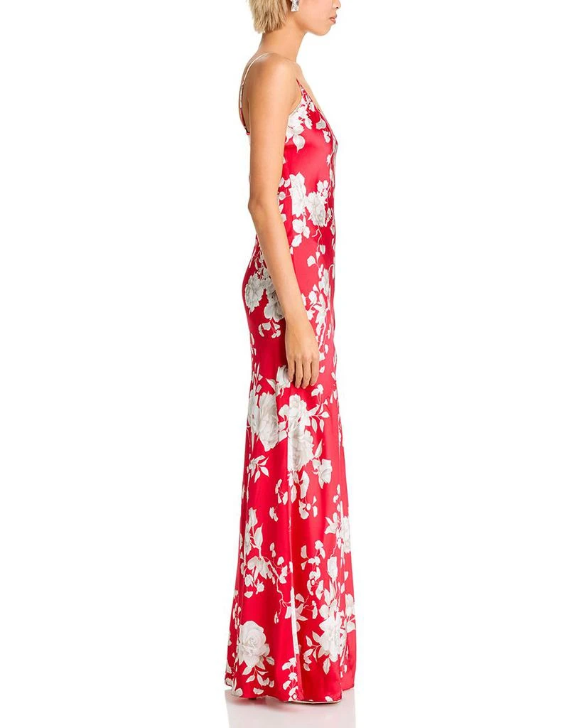 L'Agence Charmaine Silk U Neck Gown 5