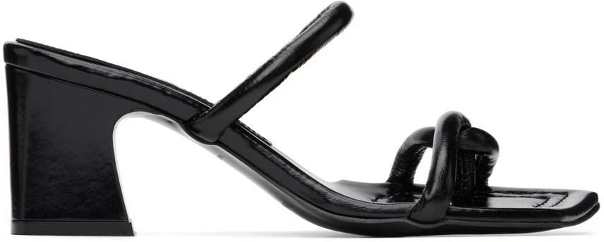 Reike Nen Black Twisted Heeled Sandals 1