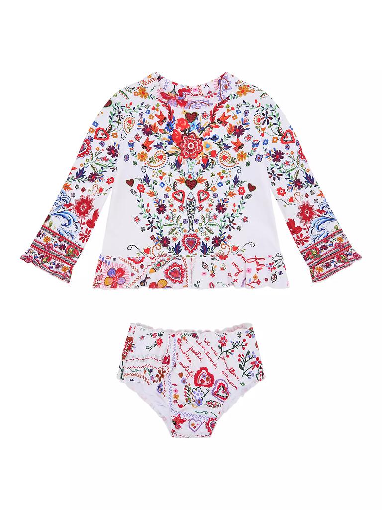 Camilla Baby Girl's Faith, Luck & Justice Rashie Set