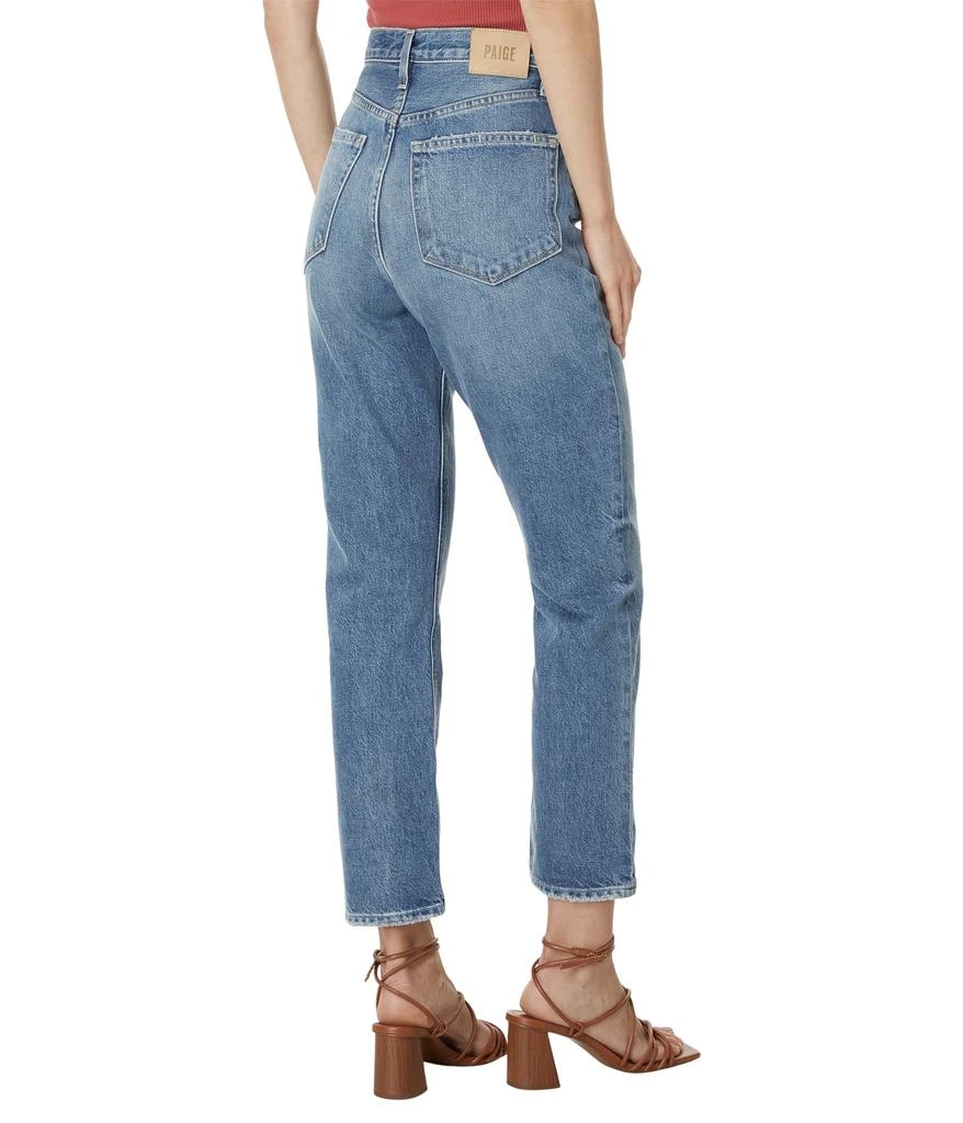 Paige Billy Crop Covered Button Fly in Costar 2
