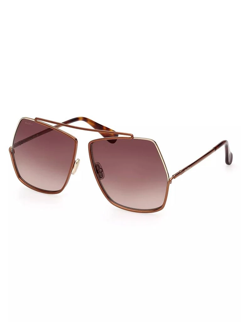 Max Mara Elsa 64MM Geometric Sunglasses 2