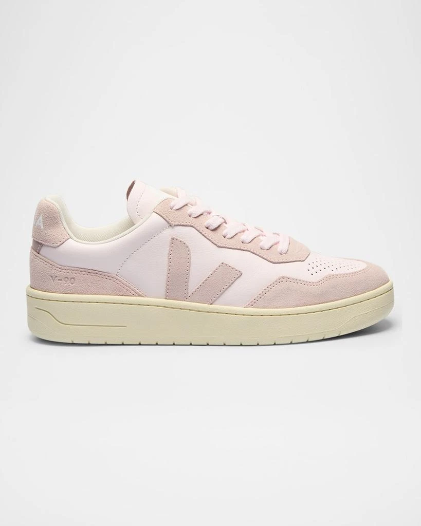 Veja V-90 Bicolor Low-Top Sneakers 1