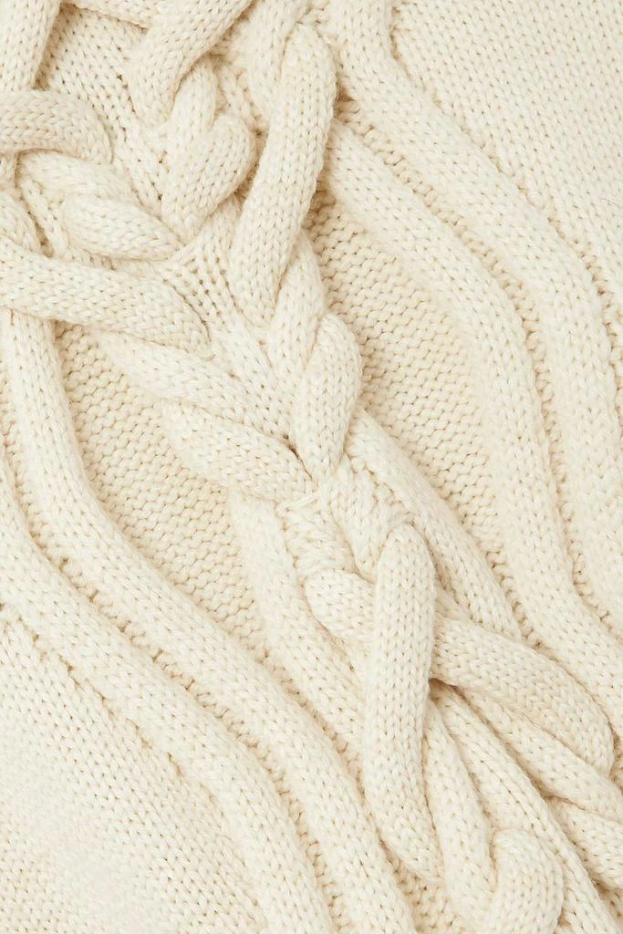 Isabel Marant Atina cable-knit merino wool-blend mini dress 4