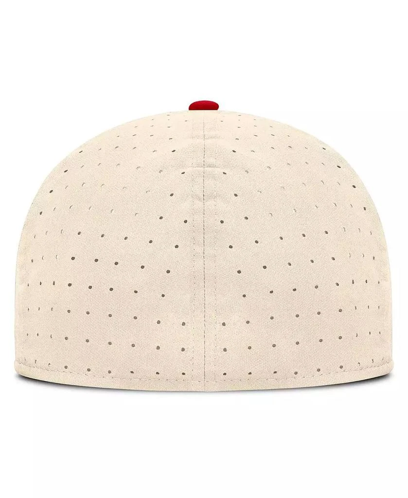 NIKE Men's Natural Georgia Bulldogs On-Field Dugout True Performance Fitted Hat 2