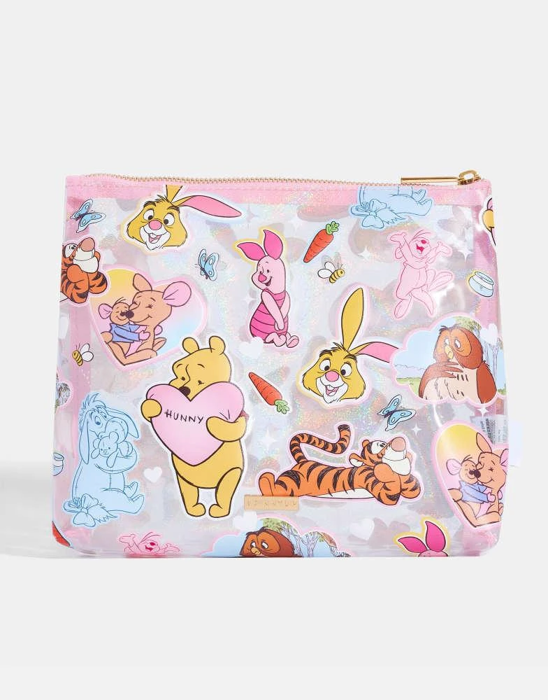 Skinnydip Skinnydip London Winnie the Pooh Cute Sticker Wash Bag 2