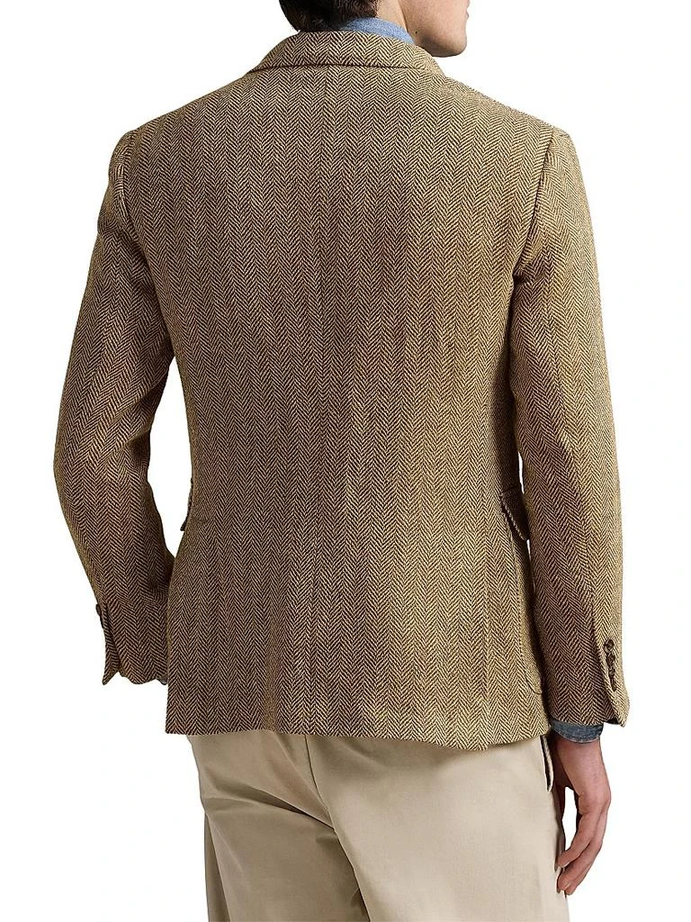 Ralph Lauren Italian Herringbone Tweed Polo Sport Coat 4