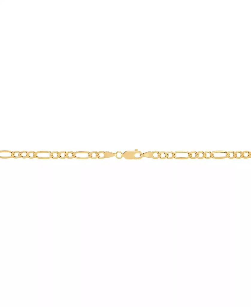 Italian Gold Lightweight Polished Figaro Link 22" Chain Necklace (3.9mm) in 10k Gold 5