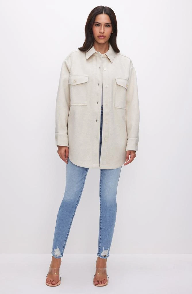Good American Longline Shacket 9