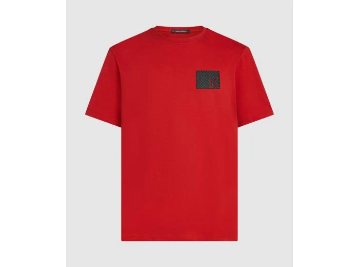 Karl Lagerfeld Paris K LOGO WOVEN LABEL T-SHIRT