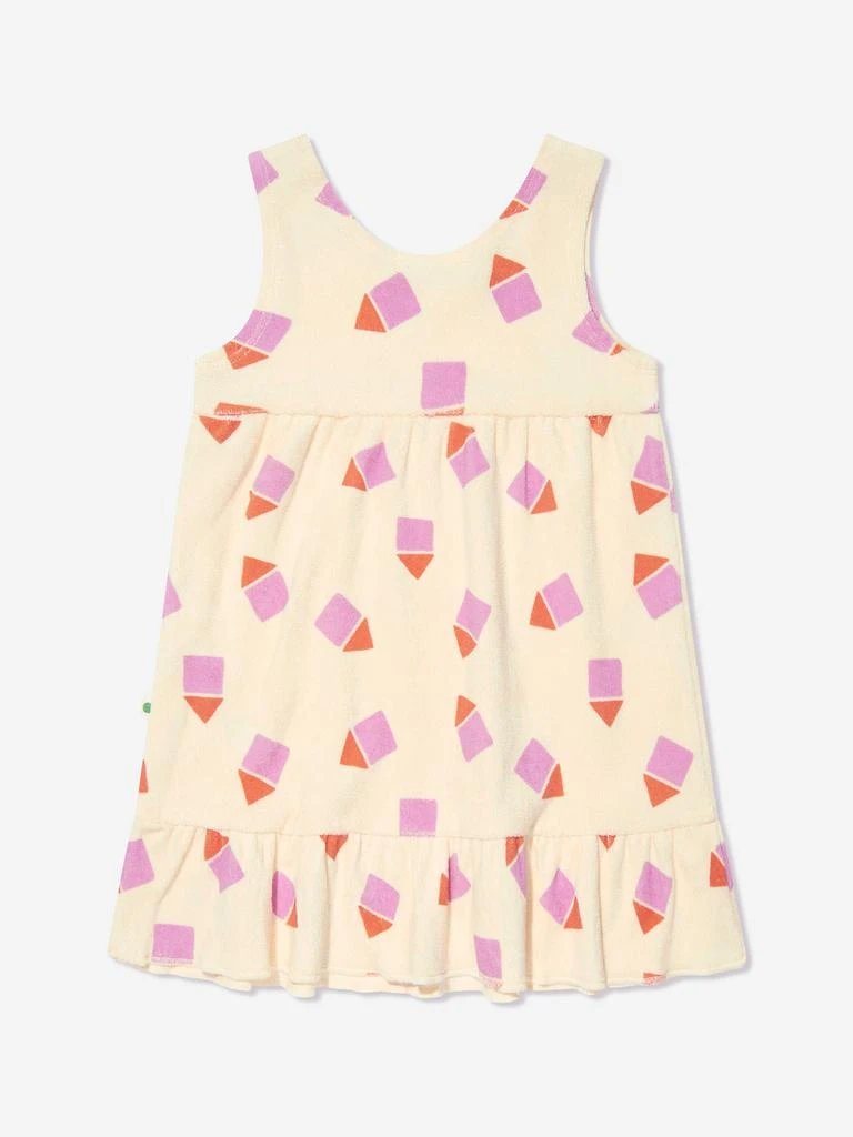 The Bonnie Mob The Bonnie Mob Girls Silky Terry Beach Hut Sun Dress in  Ivory 3