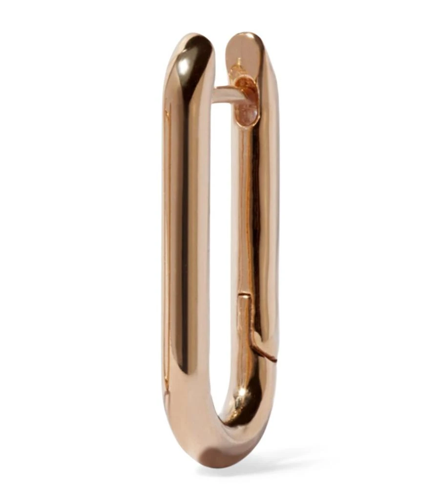 Annoushka Yellow Gold Knuckle Chain Single Hoop Earring 1
