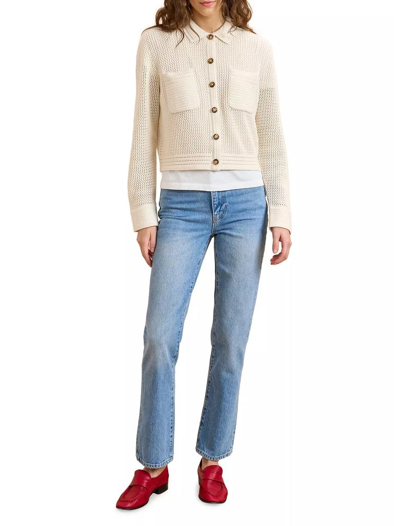 La Ligne Cropped Crochet Jane Jacket 2