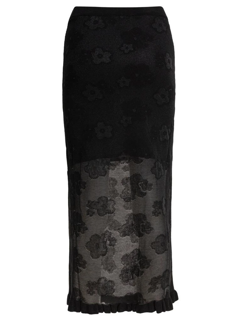CECILIE BAHNSEN Cecilie Bahnsen Floral Knit Skirt 1