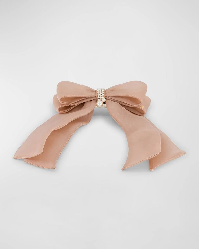 Alexandre de Paris Pearly Bow Barrette 4