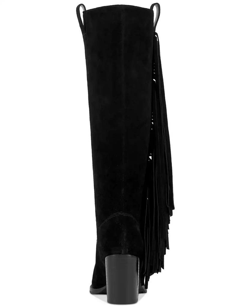 Vince Camuto Women's Pelia Fringe Knee-High Cowboy Boots 3