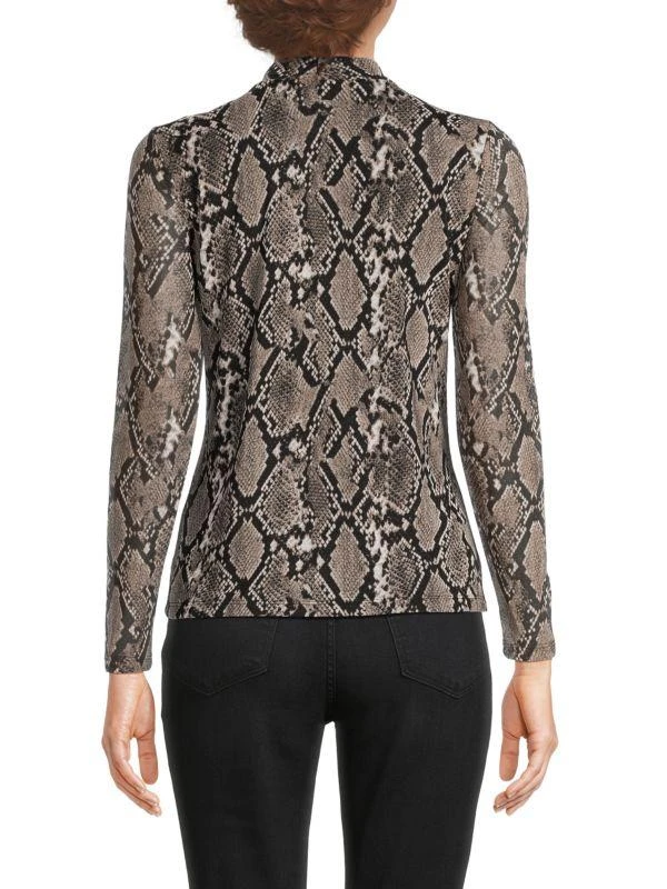 Badgley Mischka Print Long Sleeve Top 2