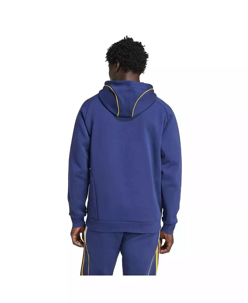 Adidas Men's Navy LA Galaxy 2025 Travel Pullover Hoodie 5