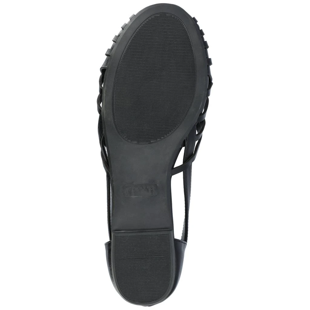 Journee Collection Journee Women's Ekko Medium and Wide Width Flat Sandals 5