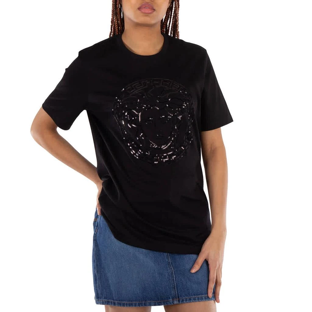 Versace Medusa Motif Cotton T-Shirt 1