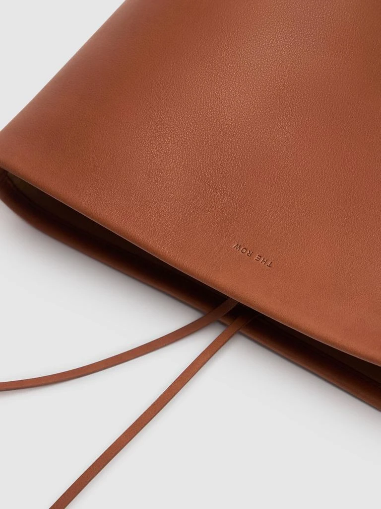The Row Medium N/s Park Saddle Shiny Leather Bag 3