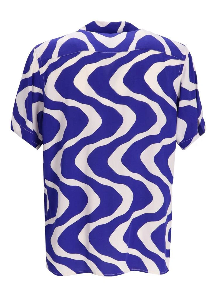 OAS Blue Rippling Viscose Shirt 2